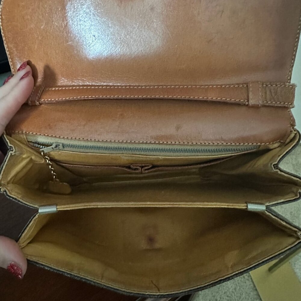 Celine Macadam Canvas Shoulder Bag PVC Leather - Picture 10 of 11